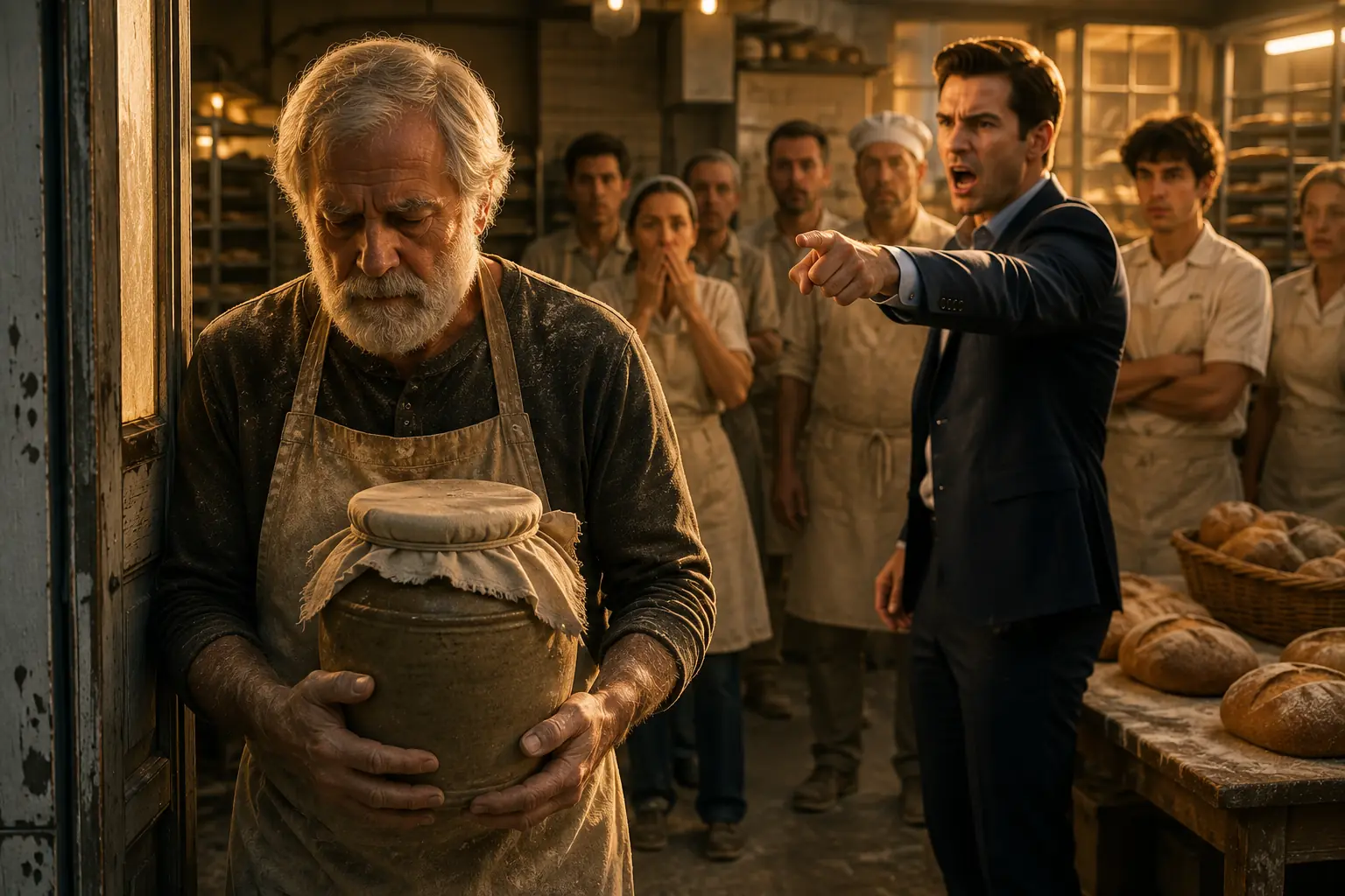 They Called the 68-Year-Old Baker "Dead Weight" and Fired Him to Look Efficient — They Never Asked What Was in the Jar He Carried Out the Door