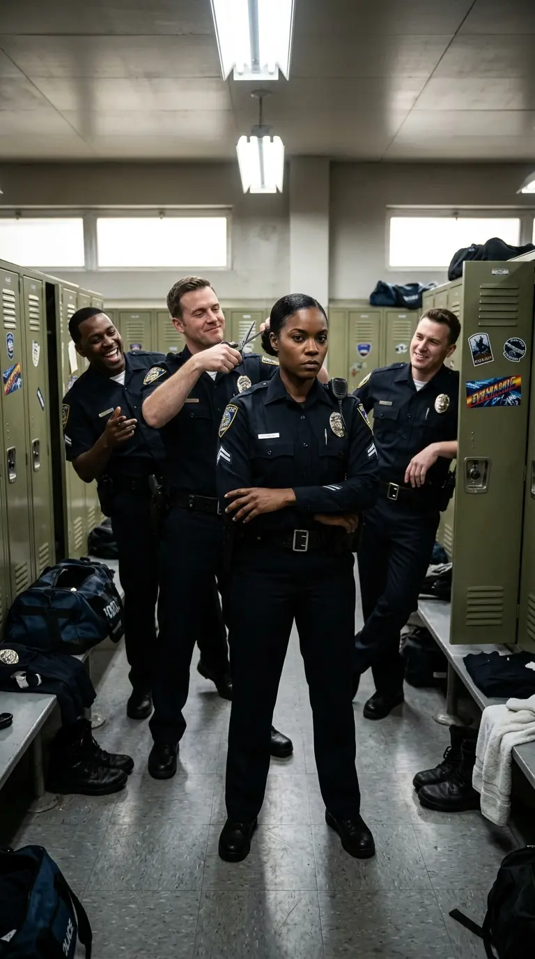 Cops Cut New Black Officer’s Hair As A “Joke”—Froze When She Returned As Their New Captain