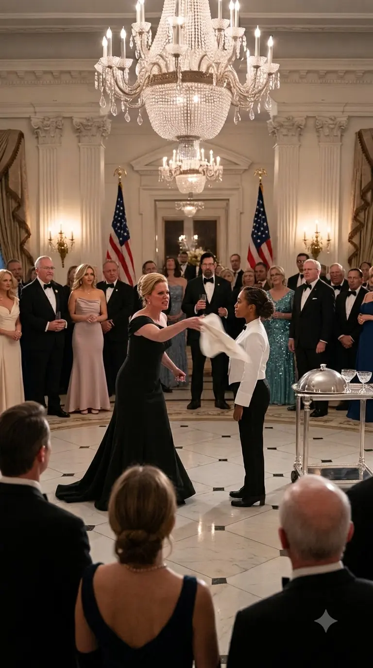 An Arrogant Elite Woman Publicly Humiliates A Quiet Maid At A Billionaire Gala, Only To Get Slapped Onto The Floor And Realize The Girl Is The Long-Lost Rightful Heir Her Family Secretly Buried Alive Twenty Years Ago