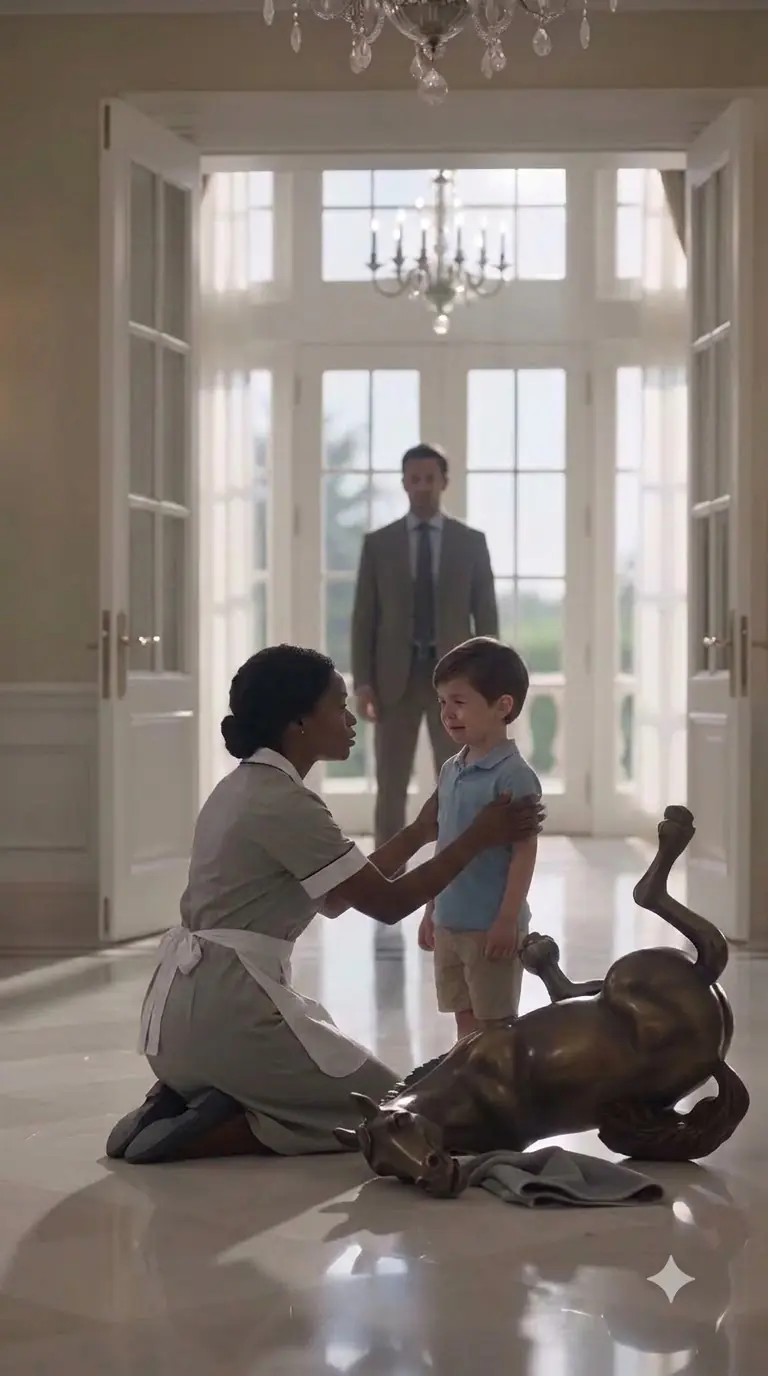 THE CARTEL BOSS’S SON ATTACKED EVERY NANNY WHO CAME NEAR HIM… UNTIL A POOR MAID KNEELED DOWN AND UNCOVERED THE SECRET THAT WAS DESTROYING HIM