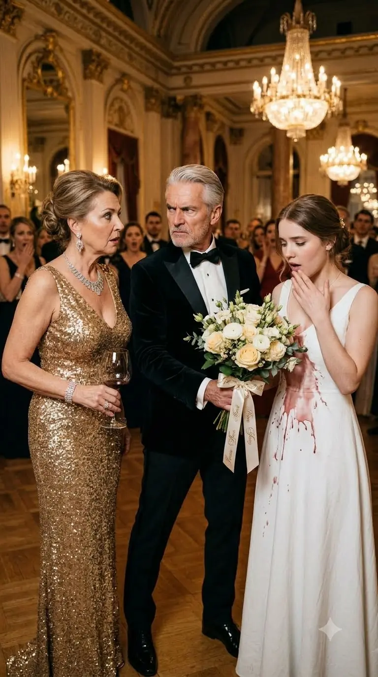 MY FUTURE MOTHER-IN-LAW THREW RED WINE ON MY WHITE DRESS
