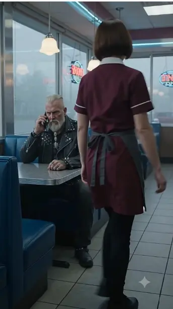 A Waitress Slipped a Secret Napkin to the Hells Angels President — Then She Folded One Napkin