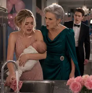 MY MOTHER-IN-LAW MADE ME WASH DISHES WHILE HOLDING MY BABY AT MY OWN BIRTHDAY PARTY