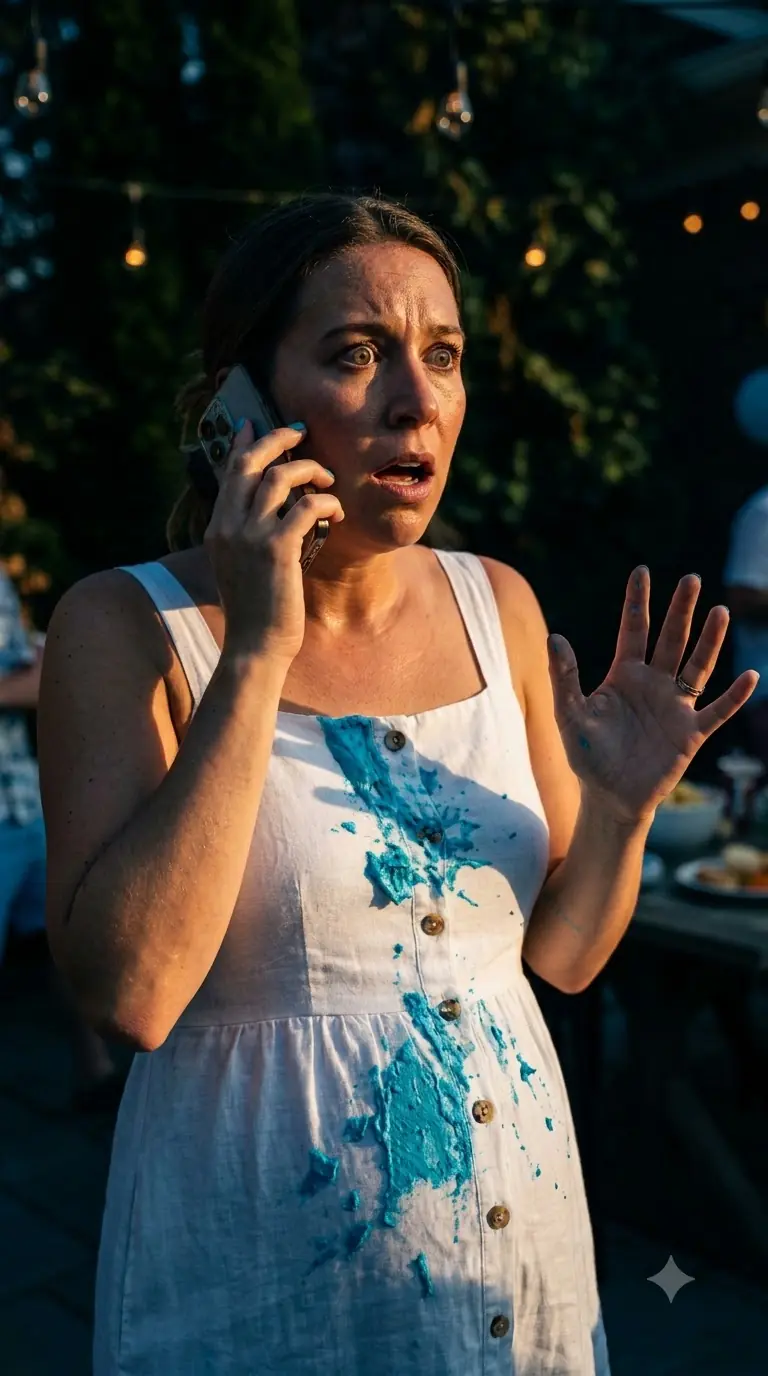 "My nephew smashed my gender-reveal cake for views while my sister laughed: “Relax, it's content!” I took his phone to delete the video and froze at what it had captured behind the gift table.