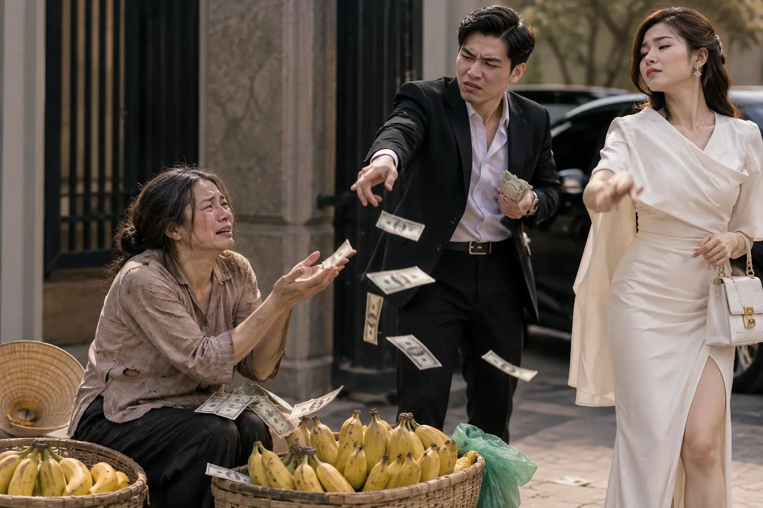 SHE SOLD BANANAS TO MAKE HIM SUCCESSFUL—THEN HE CALLED HER TOO POOR TO BECOME HIS WIFE