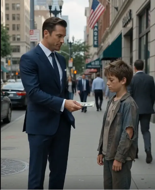 The Rich Man Mocked a Beggar Boy… Then One Sentence Changed His Life Forever