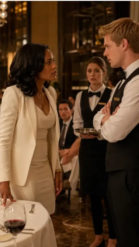 Racist Waiter Humiliates Black Woman, Unaware That She Is The Owner’s Wife.