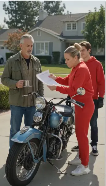 HOA Karen’s Son Tried to Steal My Harley — Then Called the Cops to Threaten Me, Not Knowing Who I Am
