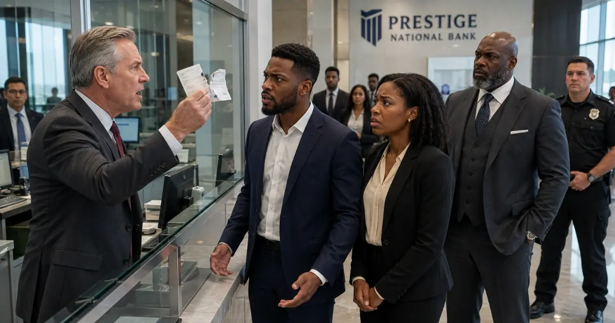 Bank Manager Humiliated Two Black Siblings… Until He Learned Who Their Father Was