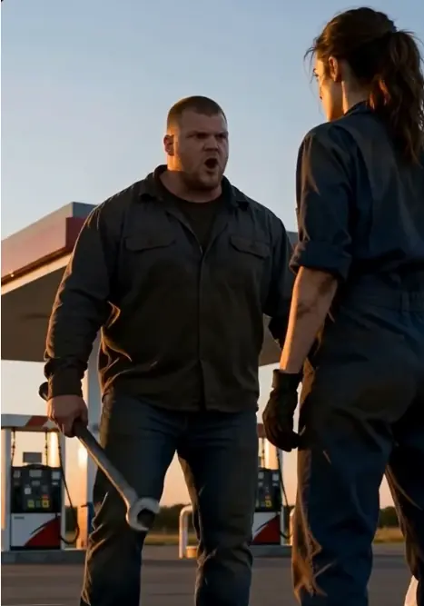 Girl Mechanic Saves Biker From 6 Bul-lies — Hells Angels Came To Find
