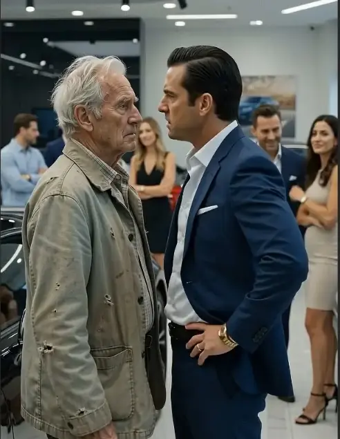 Salesman Tried to Remove an Elderly Man—Then the Owner Walked In