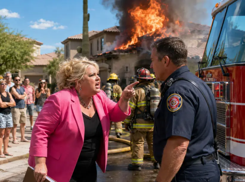 𝙁𝙐𝙇𝙇 𝙎𝙏𝙊𝙍𝙔: An HOA “Karen” demanded a fire truck be moved while a fire was in progress — SO I BURNED HER HOUSE DOWN