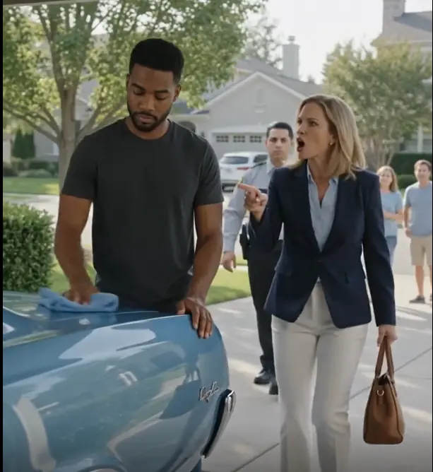 An HOA Karen Demanded a Stranger's Mustang for Her Son — Then She Froze