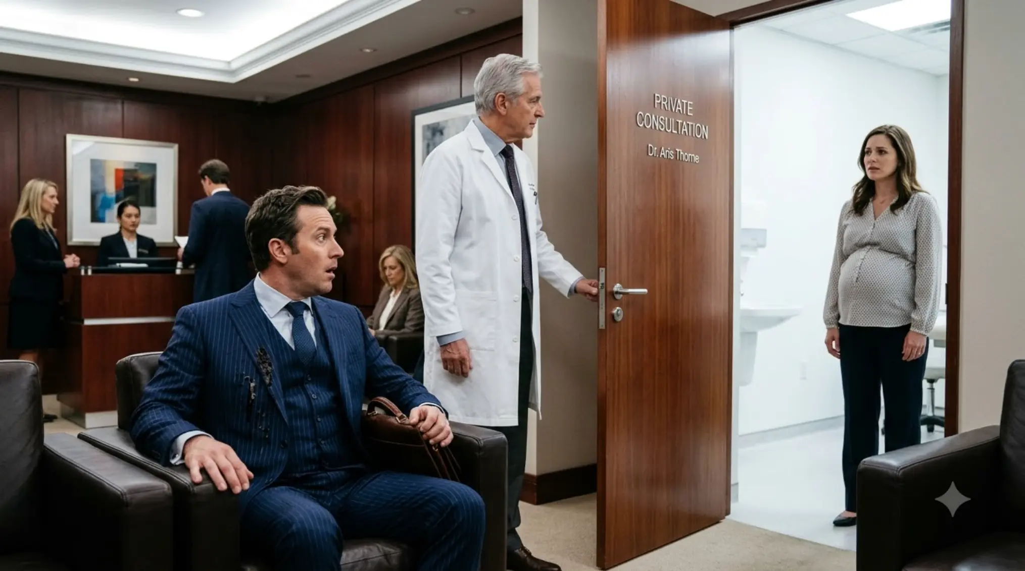 A WALL STREET EXECUTIVE SLAPPED A PREGNANT WOMAN FOR STAINING HIS $10,000 SUIT—BUT WHEN HIS VIP DOCTOR OPENED THE NEXT DOOR, JULIAN SAW HER AGAIN AND SUDDENLY COULDN’T SPEAK