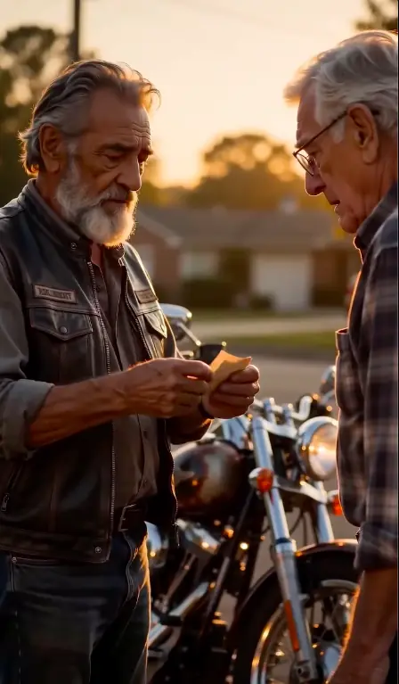 This Huge Biker Was Putting a “For Sale” Sign on My Dead Son’s Motorcycle—And I Nearly Hit Him