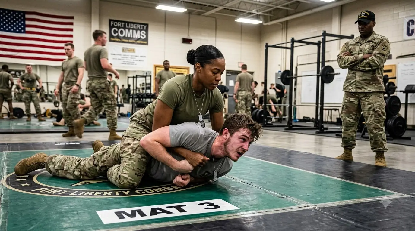 He Mocked the Quiet Sergeant on a Fort Liberty Combat Mat, Until the Instructor’s Silence Revealed Who Had Really Been Studying Whom.