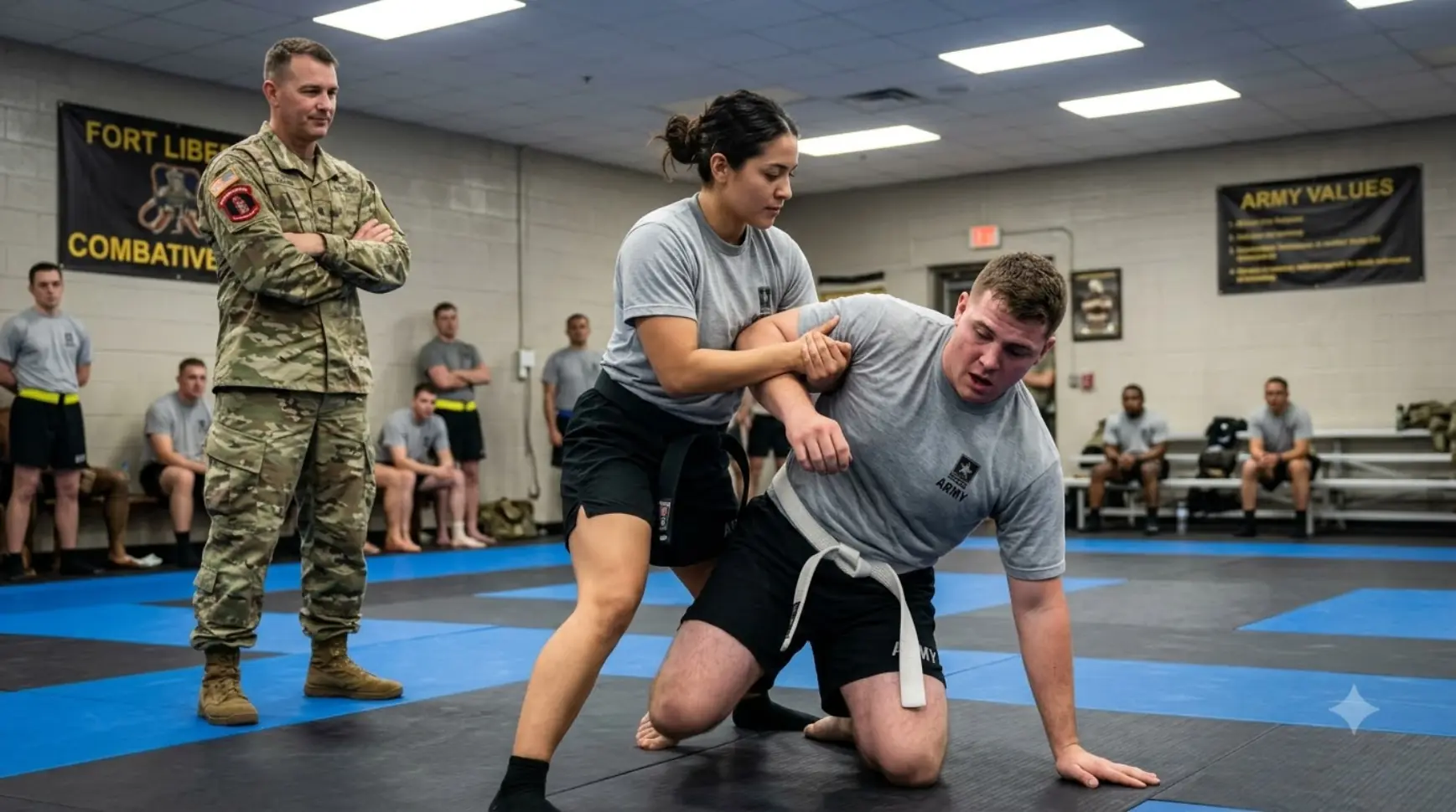 He Mocked the Quiet Woman on the Mat, Then Discovered the Instructor Had Recognized Her Before the Fight Even Began.