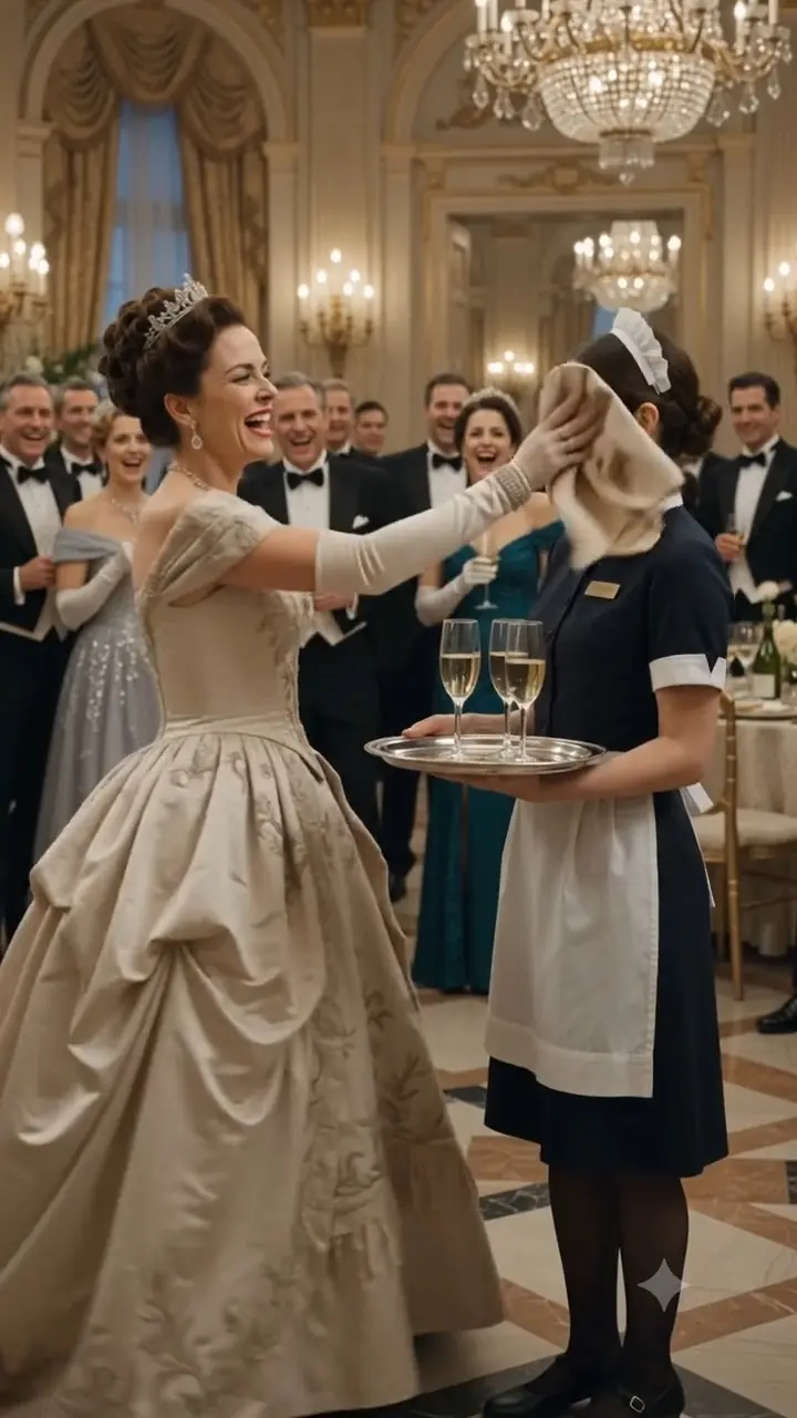 The Socialite Thought The Silver Tray Was The Waitress’s Only Weapon — Until The Pink Diamond Beneath Her Glove Revealed Who Truly Owned The Gala