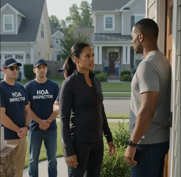 The HOA Sent Four Armed “Inspectors” to Arrest His Wife — “Show Me the Warrant,” She Said