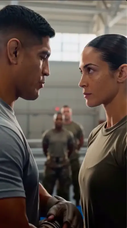 “Carter, are you actually planning to stand across from me?” Staff Sergeant Jake Turner’s voice cut through the Fort Liberty combat gym before Sergeant Emma Carter reached the center line.