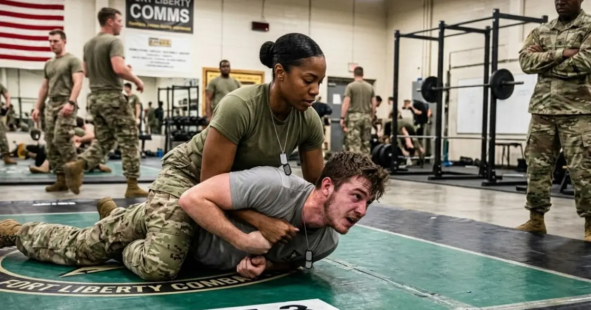 He Mocked the Quiet Sergeant on a Fort Liberty Combat Mat, Until the Instructor’s Silence Revealed Who Had Really Been Studying Whom