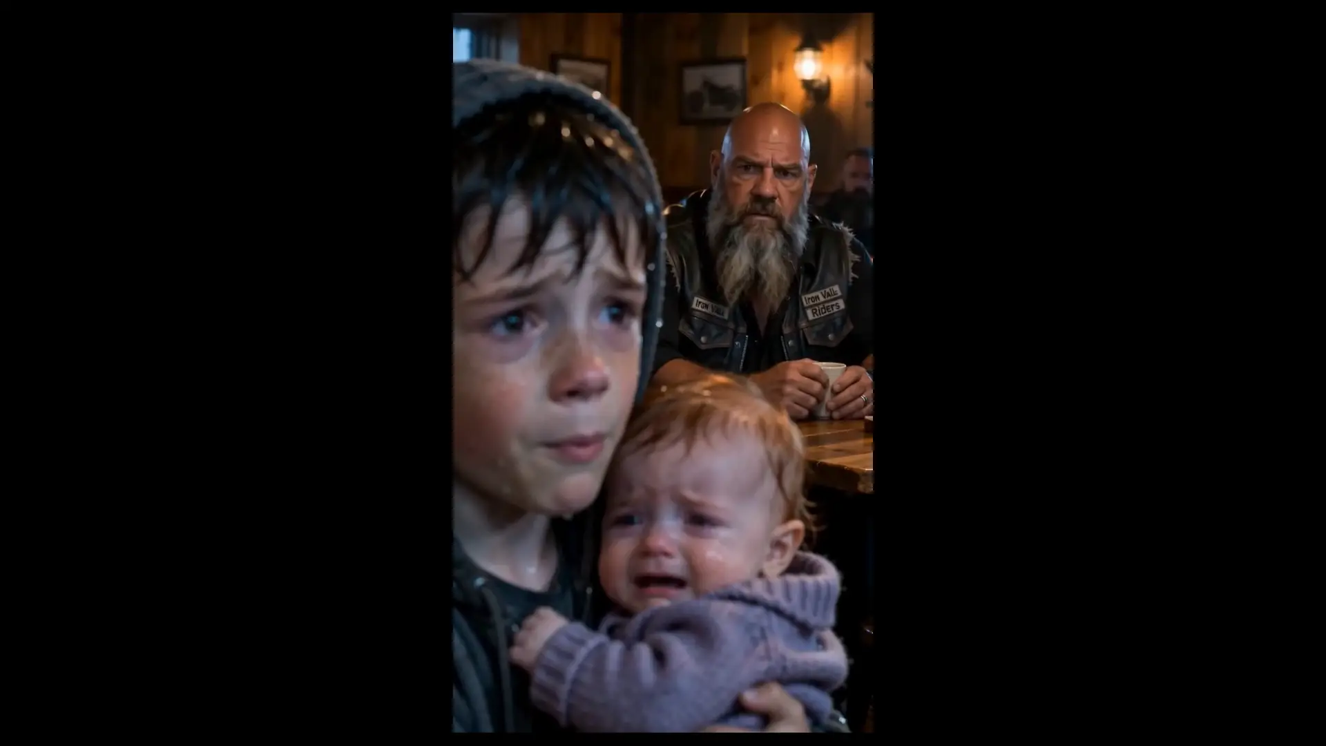 Freezing Boy Carried His Baby Sister Into a Biker Bar During a Blizzard... What the Bikers Did Broke the Internet!