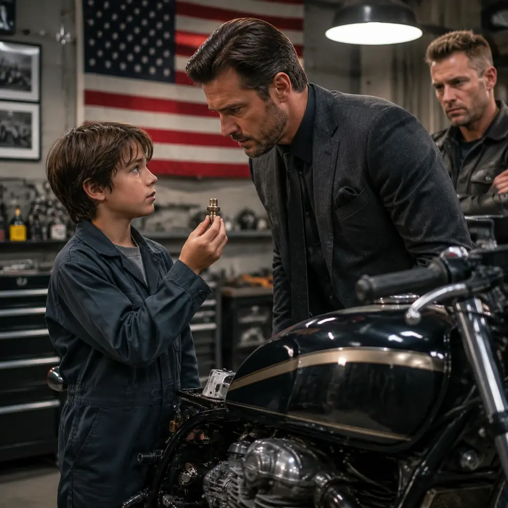 Every Mechanic Gave Up on the Forty-Year-Old Motorcycle — Then a Poor Four-Year-Old Boy Repeated the Words His Late Father Left Behind