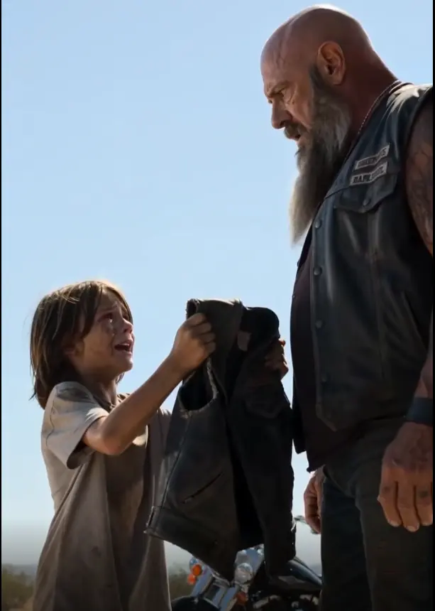 The Little Girl Tried to Sell Her Father’s Biker Vest—Then the Patch Made the Whole Lot Go Silent