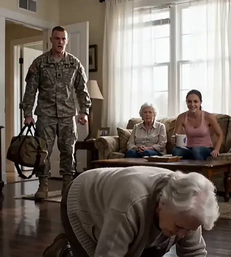 Soldier Returns Home to Find Cruel Relatives Abusing His Helpless Grandmother