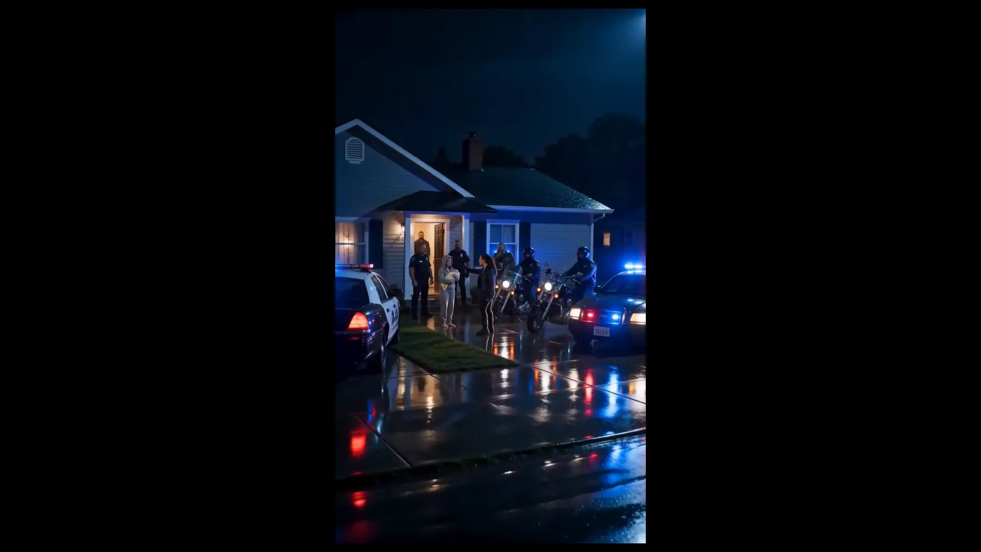 Cruel Landlord Illegally Evicted a Mother and Sick Baby into the Rain... Then a Biker Convoy and the Police Arrived!