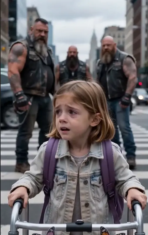 The Bikers Stopped Traffic For A Little Girl Nobody Came To Help. Then Her Final Words Revealed Why The Whole School Had Been Waiting For Her.