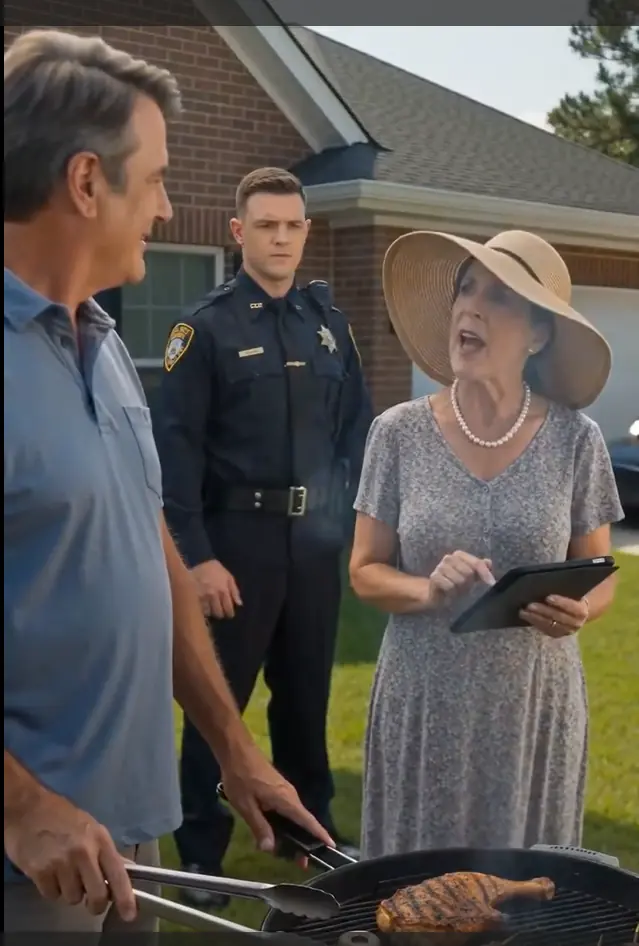 HOA Sent Cops To My Door — They Froze When My Wife In Uniform Walked Out