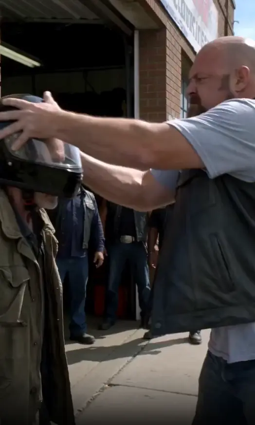 The Biker Smashed The Old Man's Helmet—Until He Saw What Was Hidden Inside.
