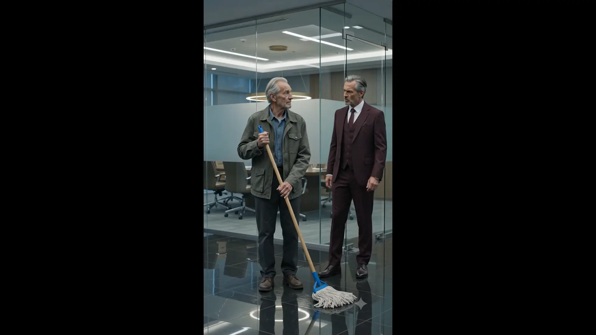 "You Shouldn’t Be on This Floor!" — Corrupt Director Fires Staff, Discovers Janitor is the Reclusive Chairman