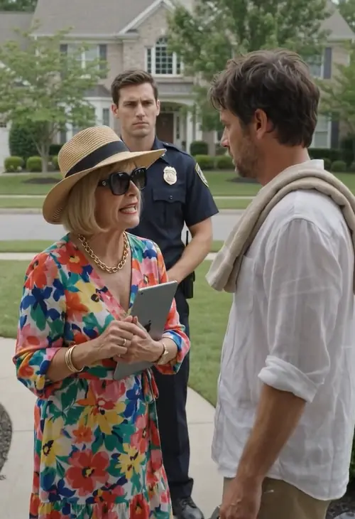 HOA Sent Cops To My Door — They Froze When My Wife In Uniform Walked Out