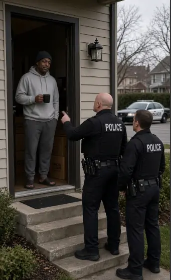 A Black federal prosecutor is confronted by police at his new home after a neighbor reports him as suspicious. When his identity is revealed, the officers’ confidence turns into panic.