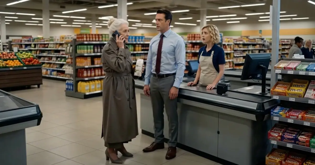 **She Was Fired for Buying an Old Woman a $6 Carton of Milk—Then One Phone Call Silenced the Entire Store**