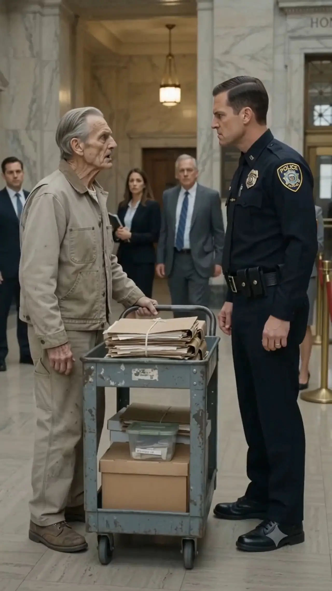 Officer Stops an Older Court Worker—Then a Judge Reveals His Critical Role