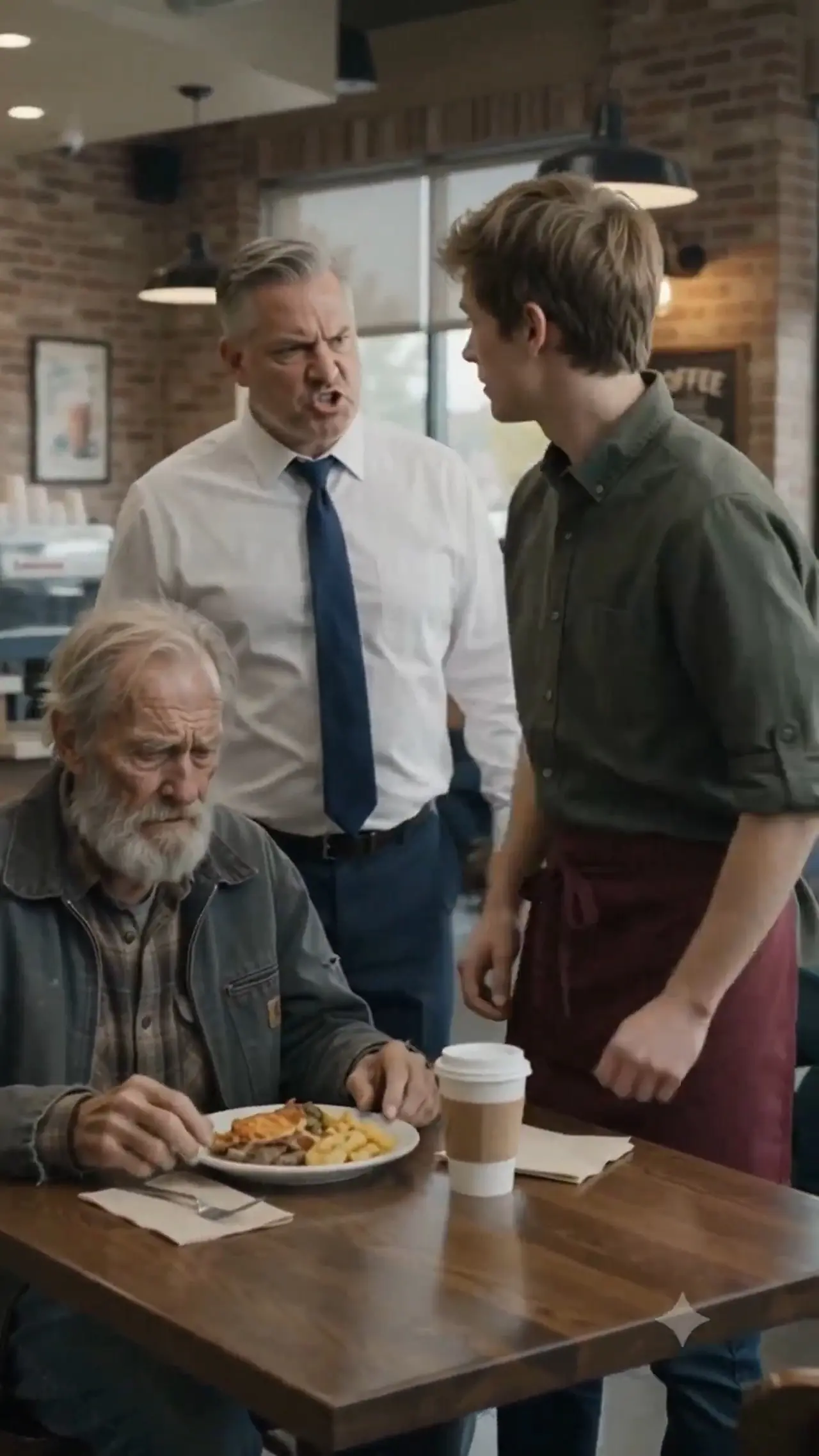 The Manager Saw An Old Man In Worn Clothes And A Waiter He Could Intimidate — He Did Not Notice Which One Of Them Was Quietly Holding The Real Leverage