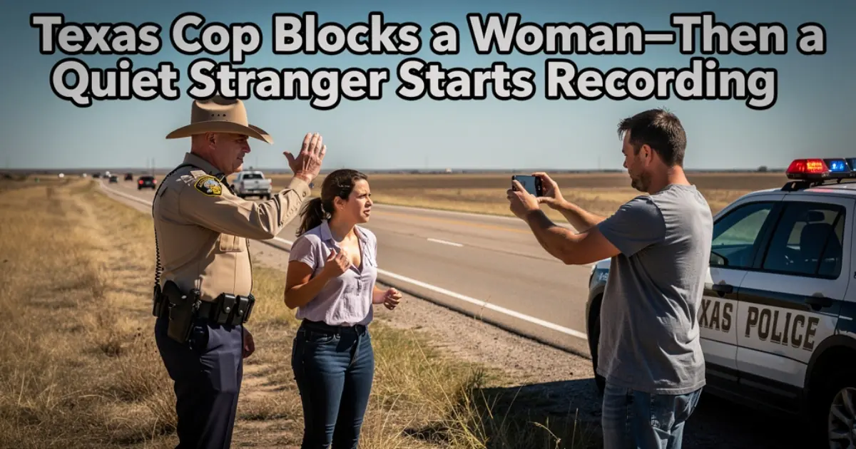 A Texas Cop Stopped A 26-Year-Old Woman From Getting To Her Car
