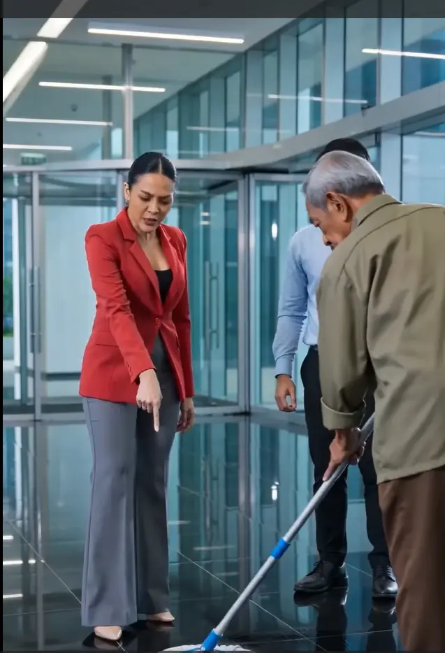 They Thought He Was Just an Old Janitor—Until One Executive Humiliated Him, an Intern Spoke Up, and the Entire Board Suddenly Appeared