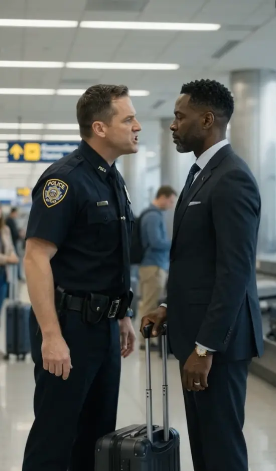 Corrupt Airport Cop Handcuffs Black FBI Director - Then Federal Agents Lock Down the Terminal