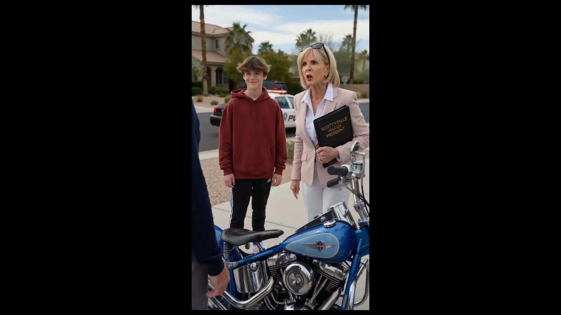 "You Touched My Son Over a Motorcycle!" — Entitled Karen Calls Police, Discovers Son Stole an Evidentiary Harley