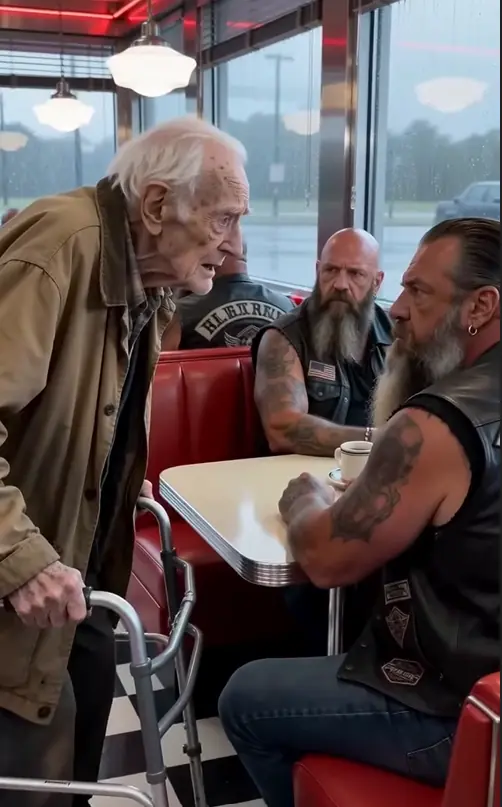 Abandoned 89 Year Old Vet Asked Hells Angels, “Can You Pretend We’re Friends” — Their Response......