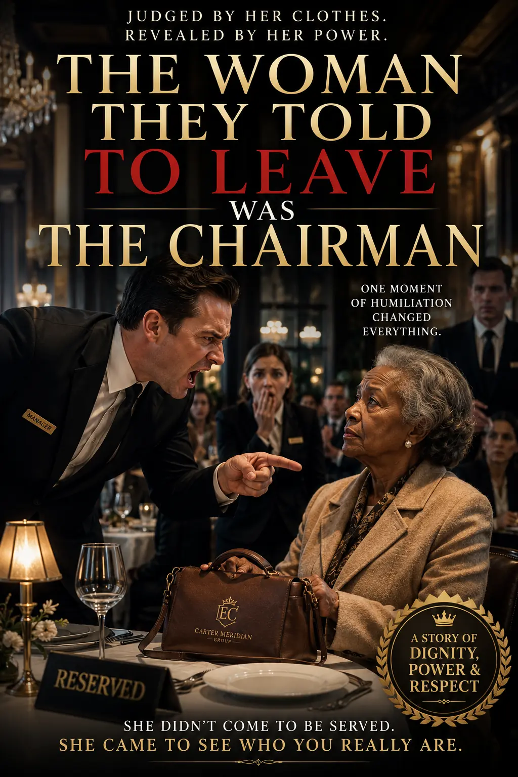The Woman They Told to Leave Was the Chairman