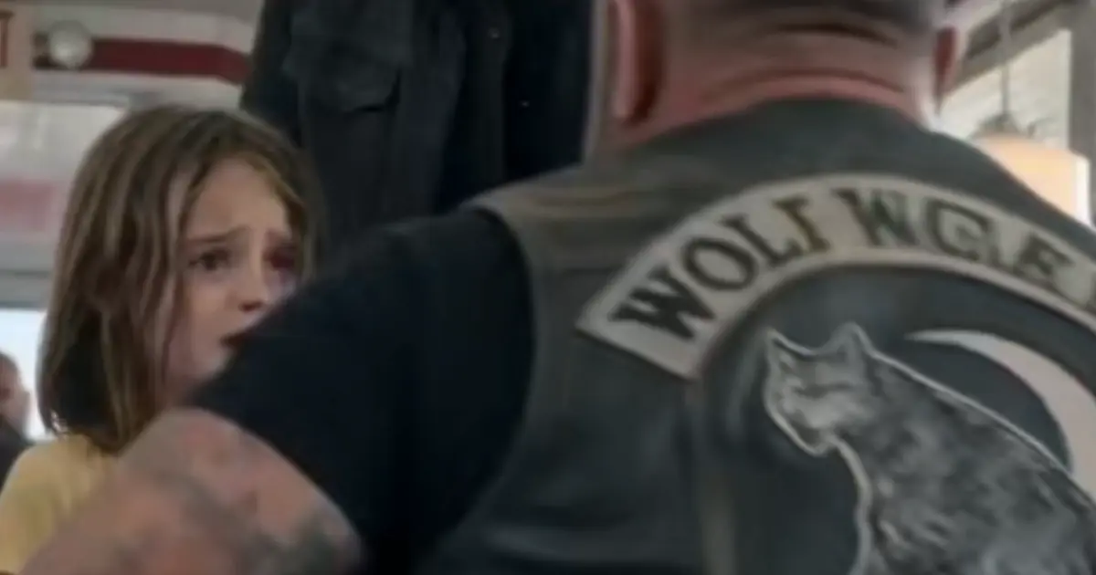 A Rough Biker Protects a Terrified Little Girl from Her Angry FatherA Little Girl Asked The Biker With The Wolf Patch For Help — Then He Learned Who Her Mother Was