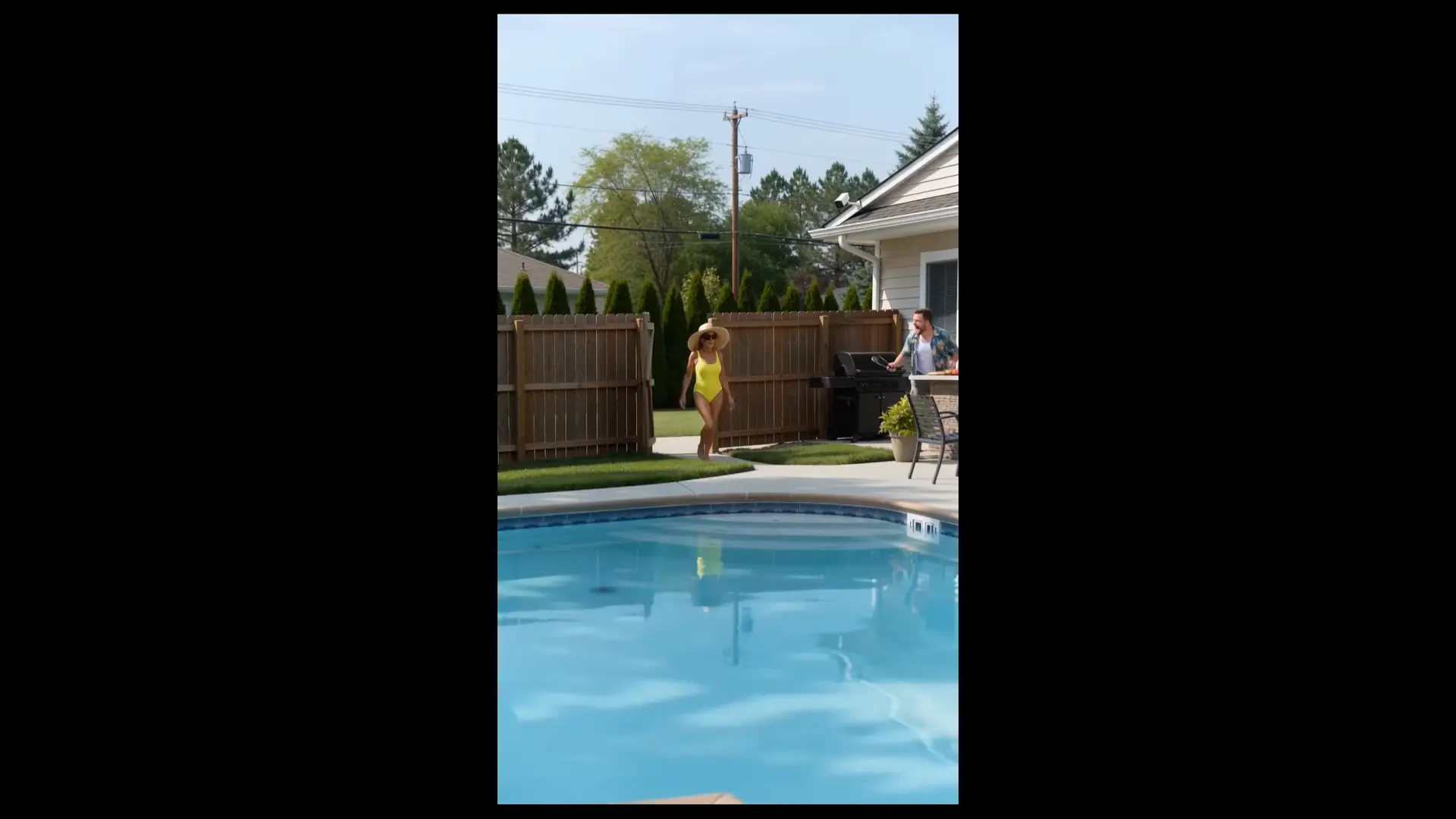 "This Community Gives Me Authority Over Anything Visible!" — Entitled Karen Trespasses in Swimsuit, Instantly Arrested