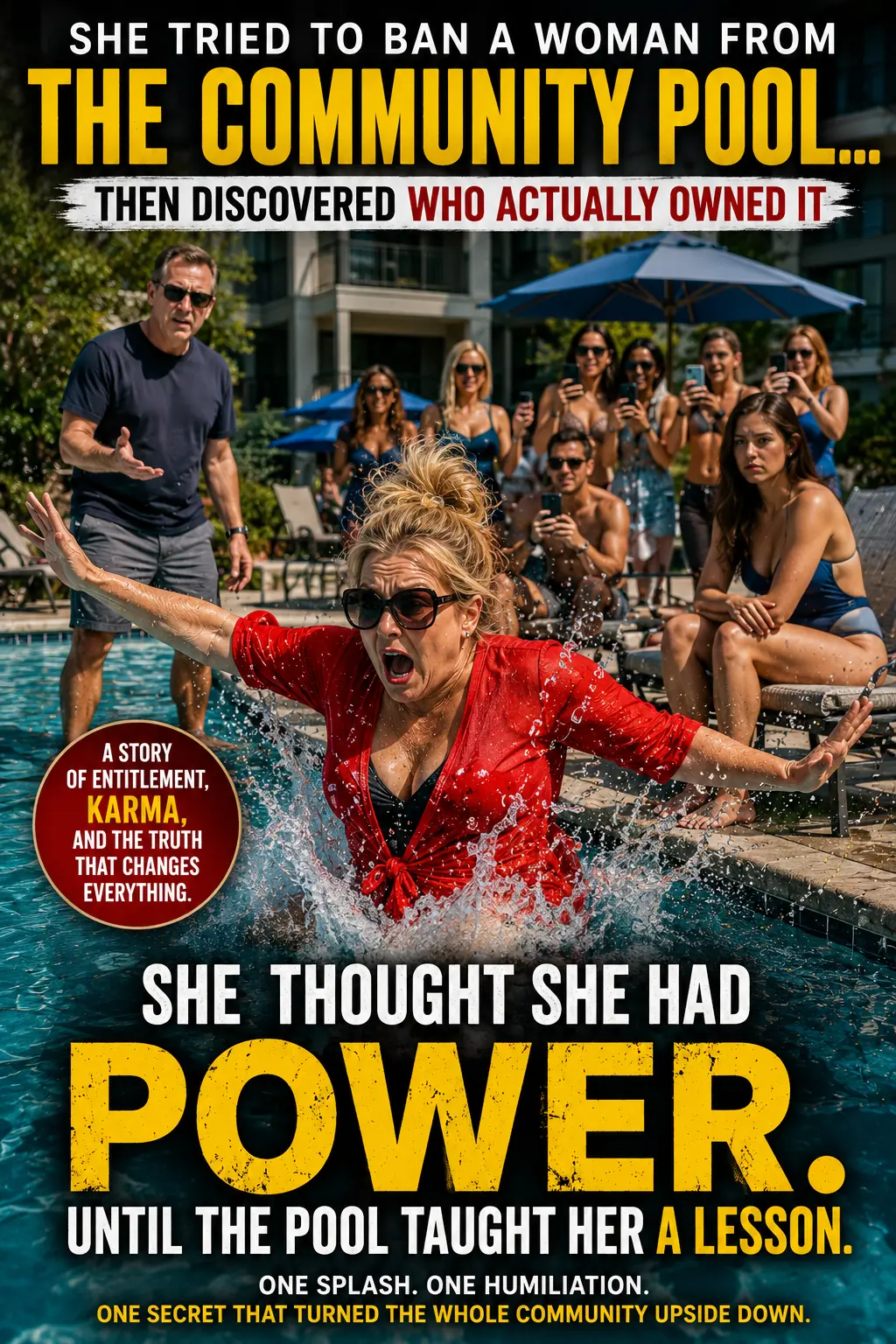 She Tried to Ban a Woman From the Community Pool… Then Discovered Who Actually Owned It