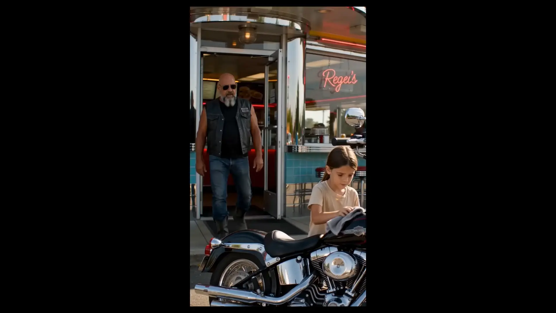 The Dollar on Diner 2311's Concrete: How a Starving Girl in the Dust Redeemed a Broken Biker