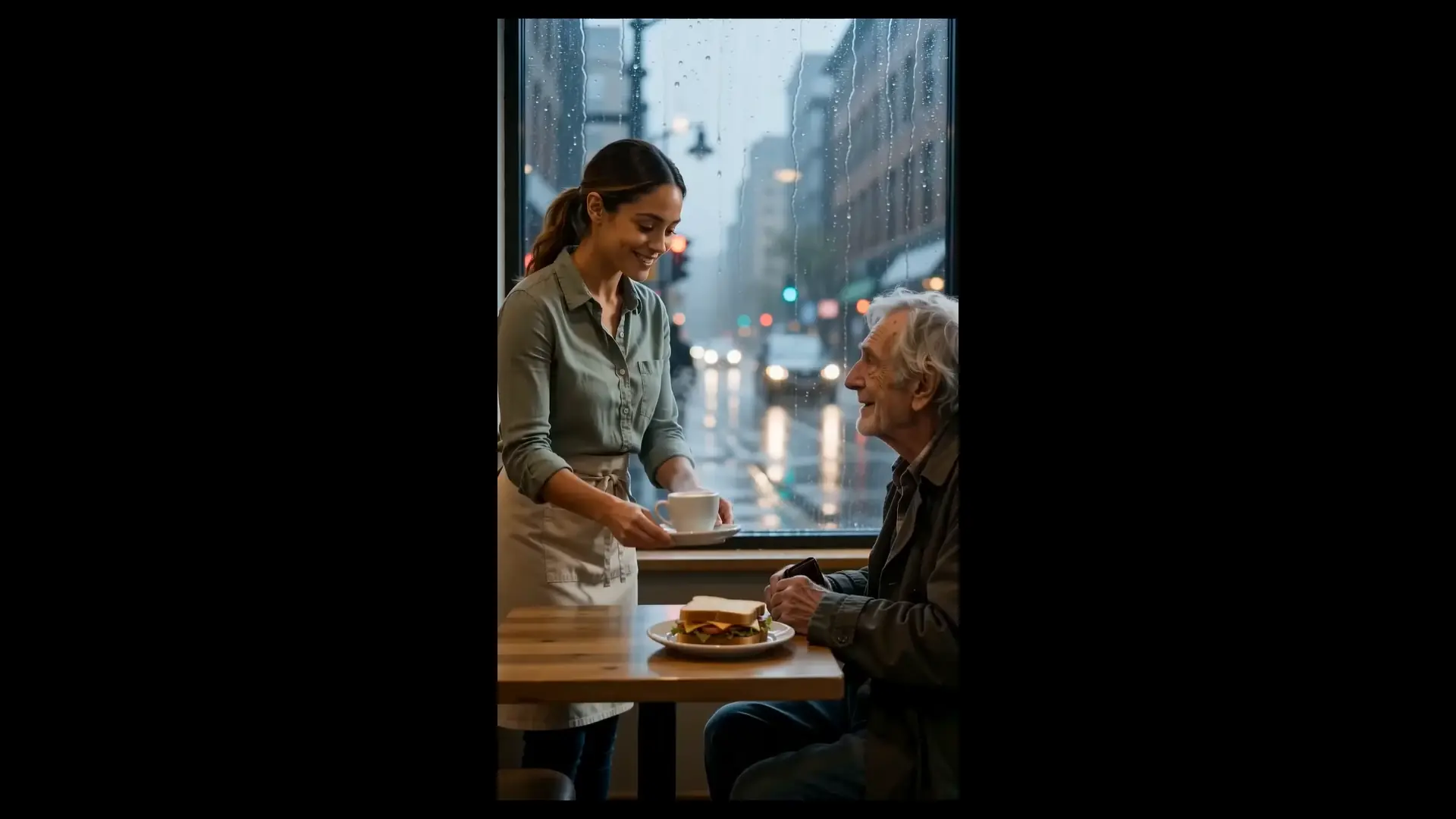 The Dollar on the Bakery Table: A Fired Waitress, a Rainy Evening, and the Billionaire in Rags